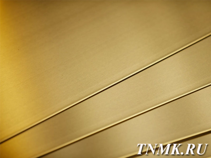 Плита латунная 34х600х1500мм Л90 ГОСТ 2208-2007 купить в Тюмени