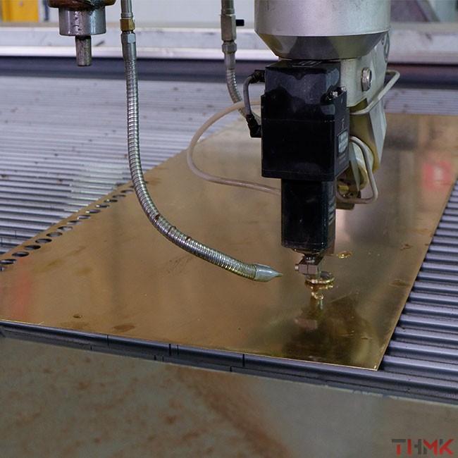 Гидроабразивная резка латуни